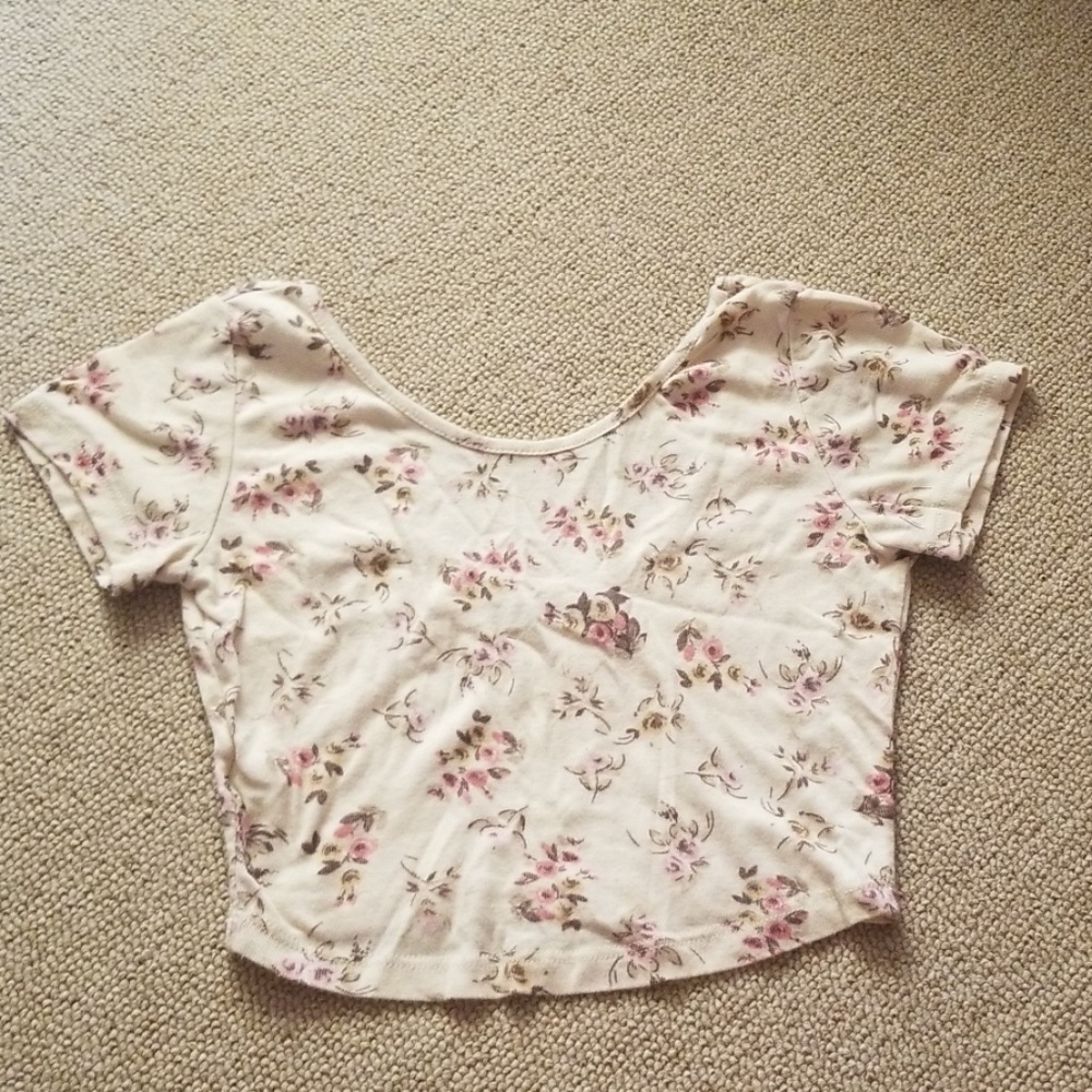 Brandy Melville floralcrop top